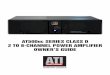 AT500 SERIES CLASS D CHANNEL POWER AMPLIFIER OWNER’S …