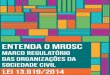 MARCO REGULATÓRIO DAS ORGANIZAÇÕES DA SOCIEDADE CIVIL
