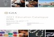 2021 Education Catalogue - GIA