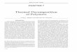 Thermal Decomposition of Polymers - Tripod