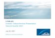 Linde plc Investor Teleconference Presentation 2nd Quarter 