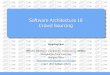 Software Architecture 18 Crowd Sourcing