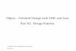 OO Design with UML and Java - 11 Patterns