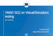 VMAD SG2 on Virtual/Simulation testing