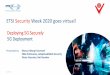 ETSI Security Week 2020 goes virtual!