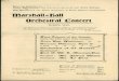 Marshail=ball Orchestral Concert
