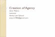 Creation of Agency - Noida International University