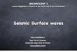 Seismic Surface waves - units.it