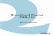 Broadband Router ESG-103 - ADSL 4 EVER
