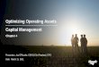 Optimizing Operating Assets Capital Management