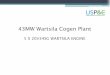 43MW Wartsila Cogen Plant - uspowerco.com