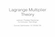Lagrange Multiplier Theory