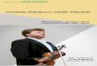 Andrey Baranov Violin Recital