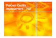 Product Quality Improvement Improvement ----PQIPQI