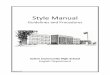Style Manual - salemhigh.com