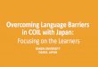 Overcoming Language Barriers in COIL with Japan: Focusing 