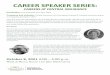 CAREER SPEAKER SERIES