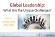 Global Leadership: What Are the Unique Challenges?