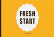 Fresh Start - WordPress.com
