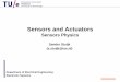 Sensors and Actuators - Electronic Systems