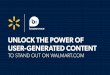 UNLOCK THE POWER OF USER-GENERATED CONTENT