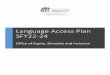 Language Access Plan SFY22-24