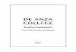 English Department - De Anza