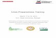 Crisis Preparedness Training - NCSU