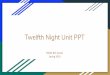 Twelfth Night Unit PPT