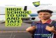 RELEASED FEBRUARY 2021 HIGH SCHOOL TO UNI AND TAFE …