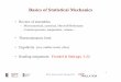 Basics of Statistical Mechanics - Course Websites