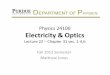 Physics 24100 Electricity & Optics