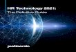 HR Technology 2021 - joshbersin.com