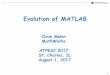 Evolution of MATLAB - Argonne National Laboratory