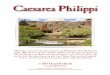 Caesarea Philippi in Israel - Church of Christ in Zion 