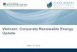 Vietnam: Corporate Renewable Energy Update (Webinar 
