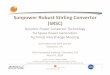 Sunpower Robust Stirling Convertor (SRSC)