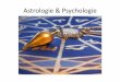 Astrologie & Psychologie