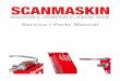 Service / Parts Manual - Scanmaskin Sverige AB