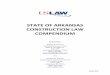 STATE OF ARKANSAS CONSTRUCTION LAW COMPENDIUM