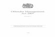 Offender Management Act 2007 - Legislation