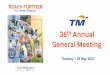 36 Annual General Meeting - listed company