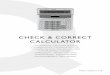 CHECK & CORRECT CalCulaTOR - Q-Connect