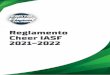 Reglamento Cheer IASF 2021−2022
