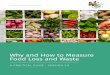 Why and How to Measure Food Loss and Waste