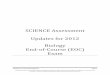 Biology EOC Updates 2012 - WordPress.com