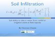 3 Soil Infiltration Ability to take in water