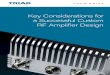 Key Considerations for a Successful Custom RF Amplifier …