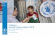 Pakistan Annual Country Report 2018 - World Food Programme