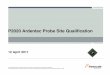 P2020 Ardentec Probe Site Qualification - NXP